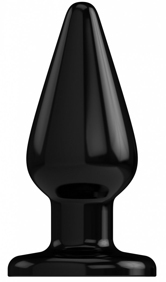 Купить Чёрный анальный стимулятор Bottom Line 6  Model 2 rubber Black - 15,5 см. в Москве.