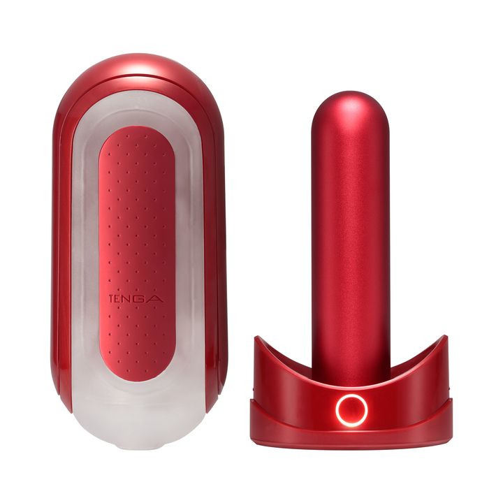 Купить Красный мастурбатор Flip Zero Red   Warmer с подогревом в Москве.