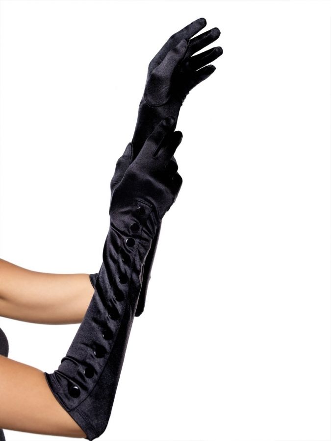 Купить Перчатки на кнопках Satin Gloves в Москве.