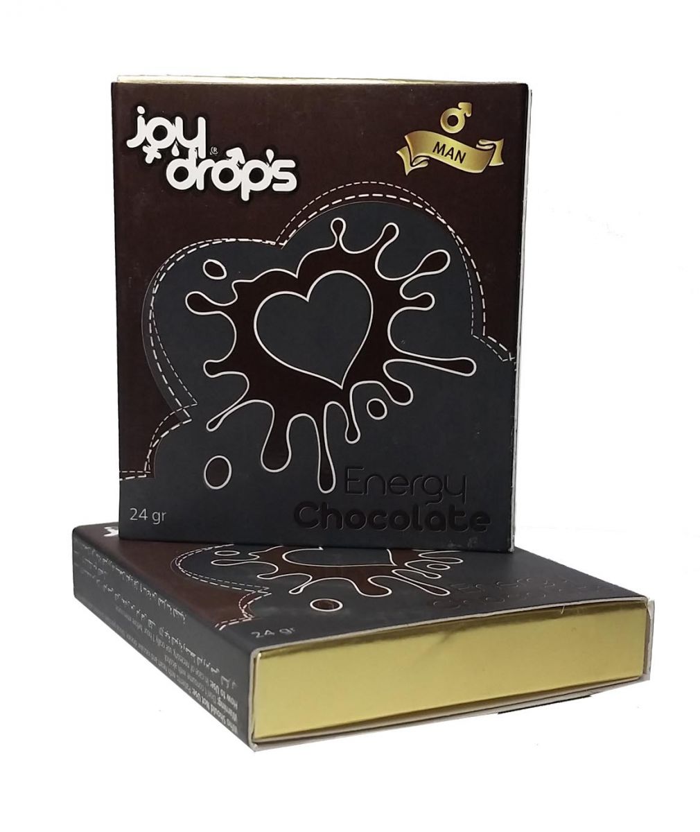 Купить Возбуждающий шоколад для мужчин JoyDrops - 24 гр. в Москве.