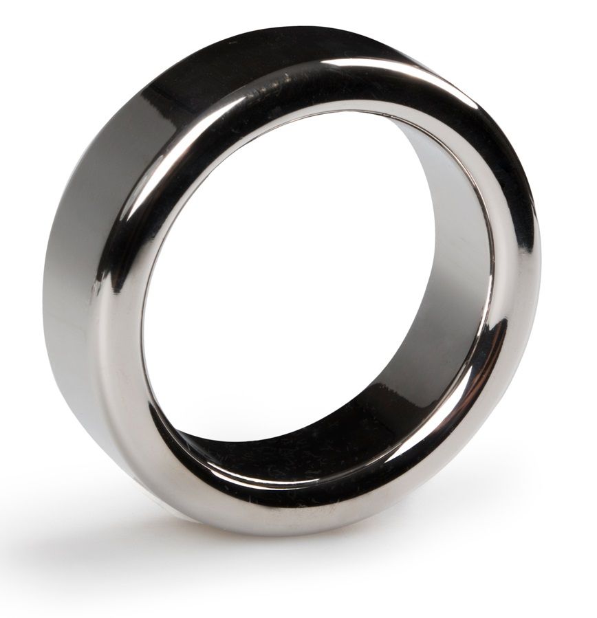 Купить Серебристое эрекционное кольцо Heavy Cock Ring Size M в Москве.