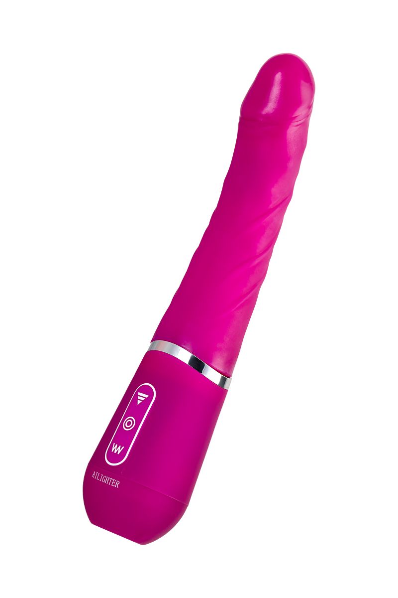 Купить Розовый нереалистичный вибратор Ailighter Smart Telescopic Lover - 27,1 см. в Москве.