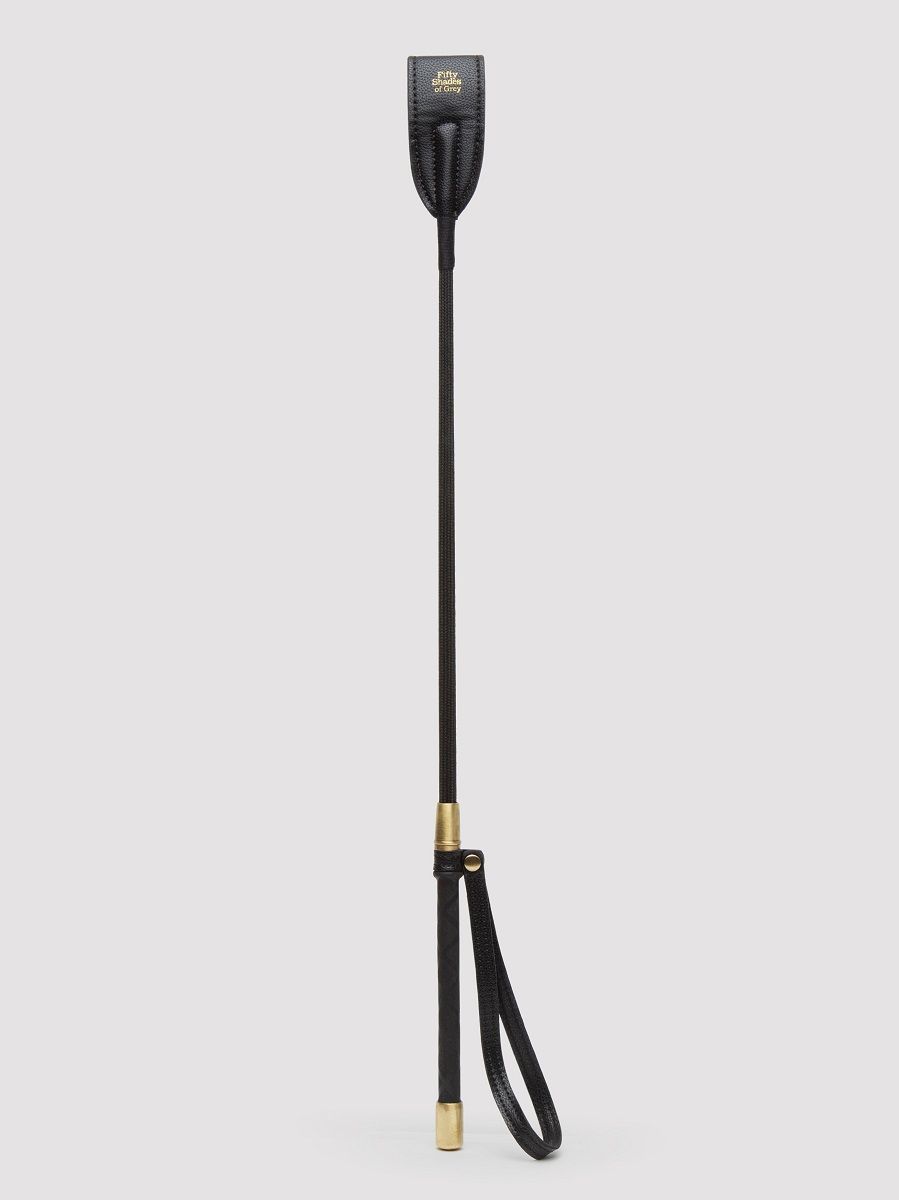 Купить Черный стек Bound to You Faux Leather Riding Crop - 57 см. в Москве.