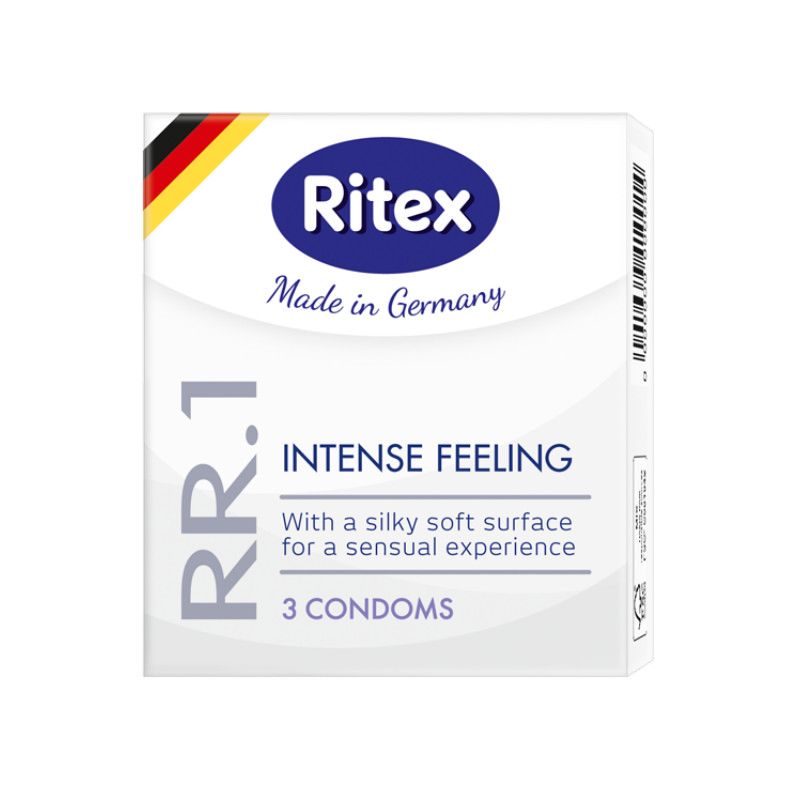Купить Классические презервативы RITEX INTENSE FEELING - 3 шт. в Москве.