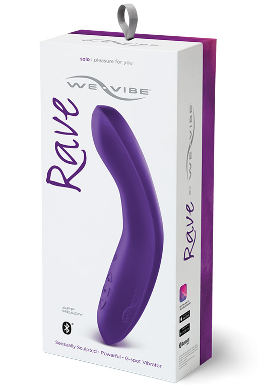 Купить Фиолетовый вибромассажёр We Vibe Rave Purple - 19,3 см. в Москве.