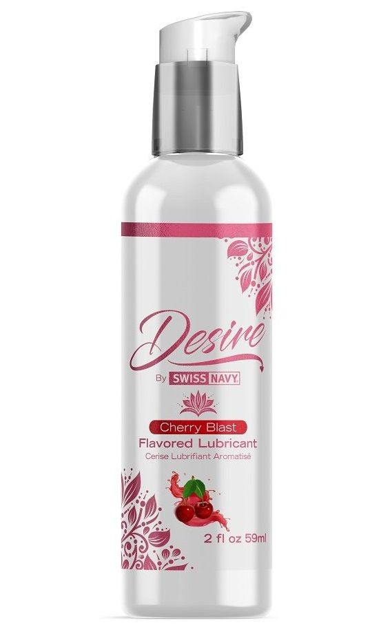 Купить Женская смазка на водной основе с ароматом вишни Desire Flavored Lubricant Cherry Blast - 59 мл. в Москве.