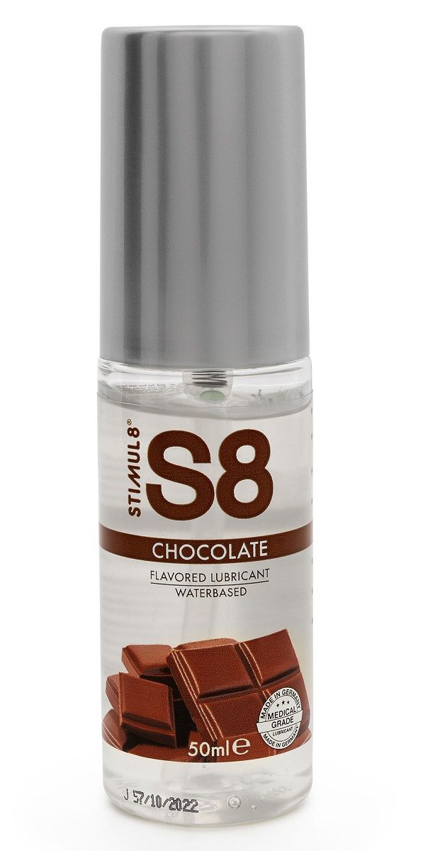 Купить Смазка на водной основе S8 Flavored Lube со вкусом шоколада - 50 мл. в Москве.