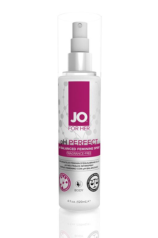 Купить Спрей для женской интимной гигиены  JO PH PERFECT FEMININE SPRAY - 120 мл. в Москве.