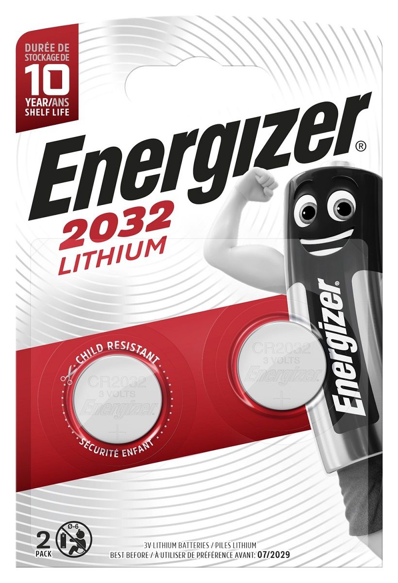 Купить Батарейки Energizer Lithium CR2032 3V - 2 шт. в Москве.