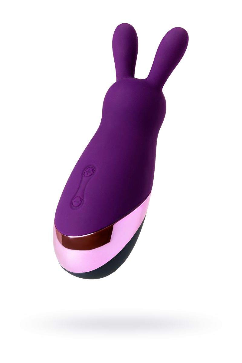 Купить Фиолетовый стимулятор эрогенных зон Eromantica BUNNY - 21,5 см. в Москве.