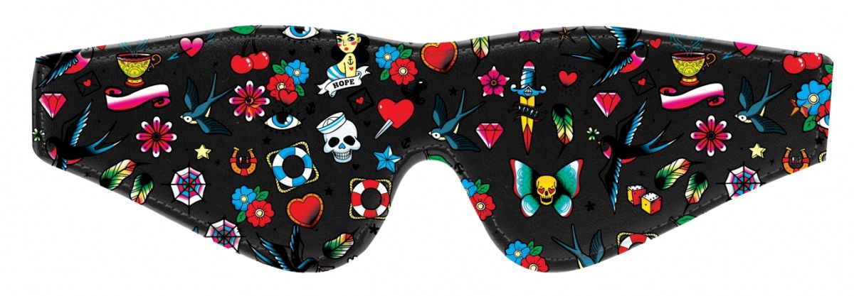 Купить Маска Printed Eye Mask Old School Tattoo Style в Москве.