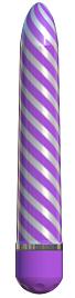 Купить Фиолетовый вибратор Sweet Swirl Vibrator - 21,3 см. в Москве.