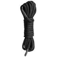 Купить Черная веревка для бондажа Easytoys Bondage Rope - 5 м. в Москве.
