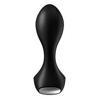 Купить Чёрный вибромассажёр простаты Satisfyer Backdoor Lover - 14 см. в Москве.