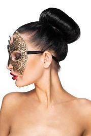 Купить Золотистая карнавальная маска  Алиот в Москве.