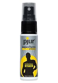 Купить Спрей-пролонгатор длительного действия pjur SUPERHERO Strong Spray - 20 мл. в Москве.