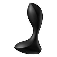 Купить Чёрный вибромассажёр простаты Satisfyer Backdoor Lover - 14 см. в Москве.