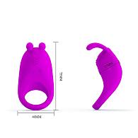 Купить Лиловое эрекционное кольцо с вибрацией Rabbit Vibrator в Москве.