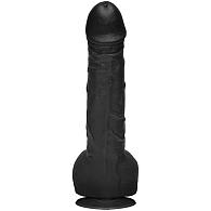 Купить Черный фаллоимитатор с имитацией эякуляции Wet Works 10 Dual Density ULTRASKYN Squirting Cumplay Cock - 26,7 см. в Москве.