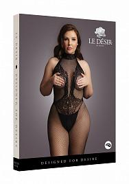 Купить Кэтсьюит с доступом High Neck Fishnet And Lace Bodystocking в Москве.