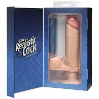 Купить Вибромассажер-реалистик на присоске The Realistic Cock ULTRASKYN Vibrating 8”- 23,5 см. в Москве.