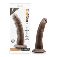 Купить Коричневый фаллоимитатор 7 Inch Cock With Suction Cup - 19 см. в Москве.