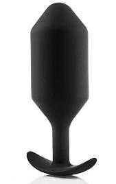 Купить Черная анальная пробка для ношения B-vibe Snug Plug 6 - 17 см. в Москве.