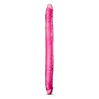 Купить Розовый двусторонний фаллоимитатор B Yours 16  Double Dildo - 40,6 см. в Москве.