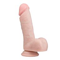 Купить Телесный фаллоимитатор Realistic Dildo - 17,5 см. в Москве.