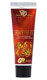 Купить Интимный съедобный лубрикант JUICY FRUIT с ароматом дыни - 30 мл. в Москве.