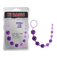 Купить Фиолетовая анальная цепочка Sassy Anal Beads - 26,7 см. в Москве.