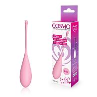 Купить Нежно-розовый каплевидный вагинальный шарик со шнурком в Москве.