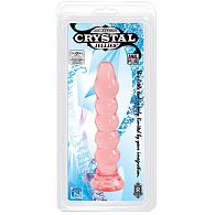 Купить Анальная елочка из розового геля Crystal Jellies Anal Plug Bumps - 15,2 см. в Москве.