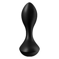 Купить Чёрный вибромассажёр простаты Satisfyer Backdoor Lover - 14 см. в Москве.