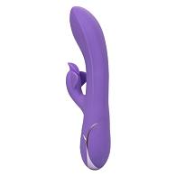 Купить Фиолетовый вибромассажер Inflatable G-Flutter с функцией расширения - 21 см. в Москве.