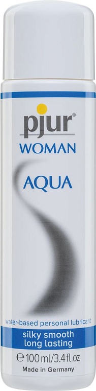Купить Лубрикант на водной основе pjur WOMAN Aqua - 100 мл. в Москве.