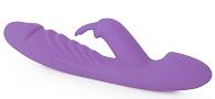 Купить Фиолетовый вибромассажер-кролик с 10 режимами вибрации - 24 см. в Москве.