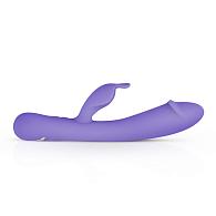 Купить Фиолетовый вибратор-кролик Trix Rabbit Vibrator - 22,5 см. в Москве.