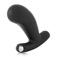 Купить Черный вибромассажер простаты Nuo Vibrating Butt Plug - 10 см. в Москве.