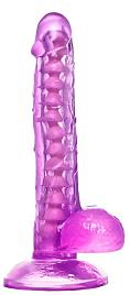Купить Фиолетовый реалистичный фаллоимитатор Celiam - 20,5 см. в Москве.