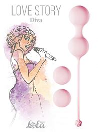 Купить Набор розовых вагинальных шариков Love Story Diva в Москве.