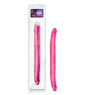 Купить Розовый двусторонний фаллоимитатор B Yours 16  Double Dildo - 40,6 см. в Москве.