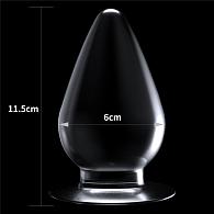 Купить Прозрачная анальная пробка Flawless Clear Anal Plug - 11,5 см. в Москве.