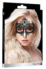Купить Черная кружевная маска на глаза Queen Black Lace Mask в Москве.