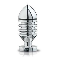 Купить Металлическая анальная пробка Hector Helix Buttplug S - 10 см. в Москве.