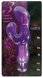 Купить Фиолетовый вибратор для точки G ULTRA G-SPOT - 15 см. в Москве.