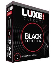 Купить Черные презервативы LUXE Royal Black Collection - 3 шт. в Москве.