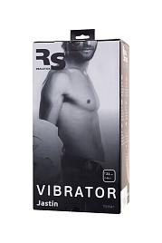 Купить Телесный реалистичный вибратор Realstick Elite Vibro Justin - 21 см. в Москве.