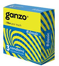 Купить Классические презервативы с обильной смазкой Ganzo Classic - 3 шт. в Москве.