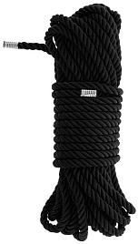 Купить Черная веревка для бондажа BONDAGE ROPE - 10 м. в Москве.